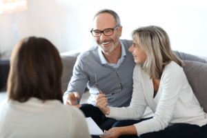 Meeting with Smiling Donor Couple